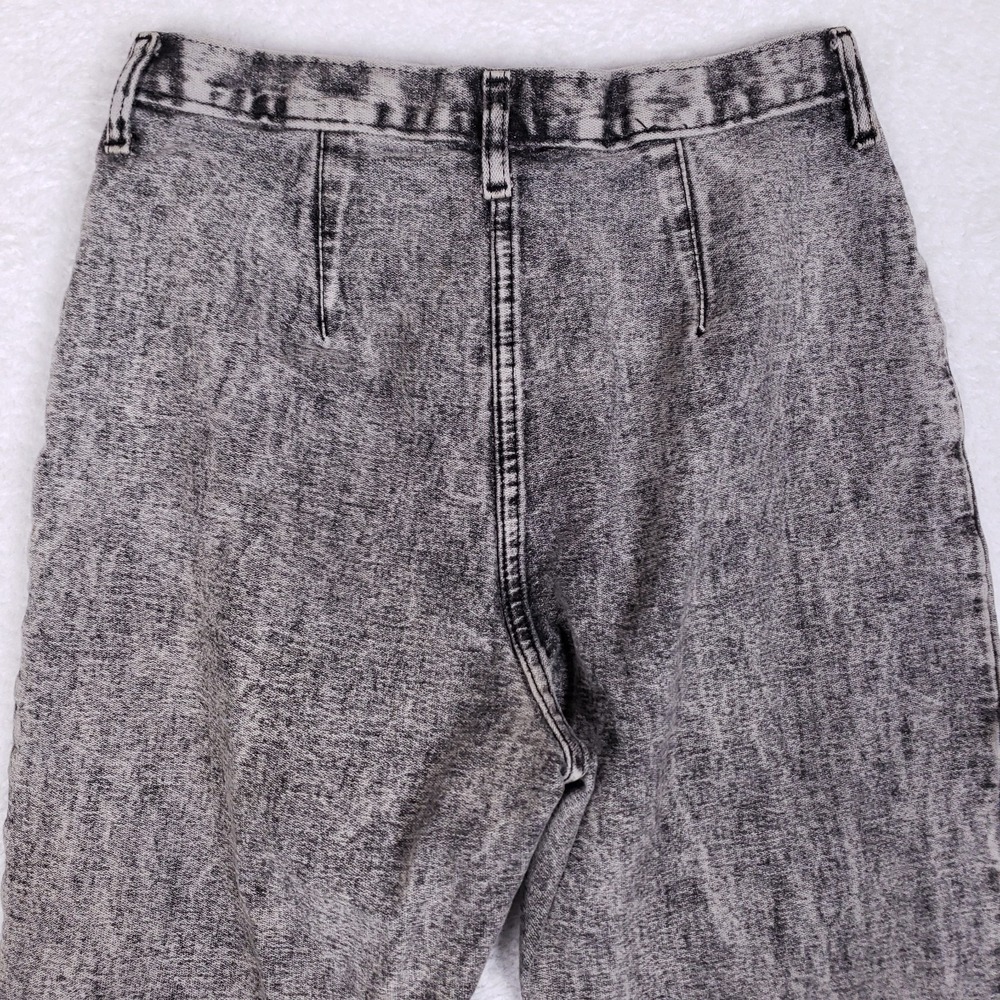 Denim Republic Vintage 13/14 High Waisted Acid Wash Stirrup Jeans Gray 80s 90s - Picture 11 of 11
